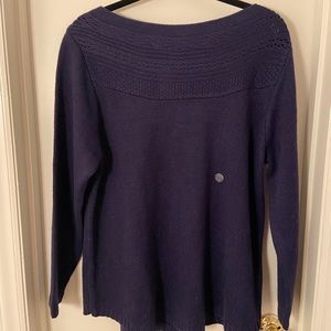 New Lane Bryant Knit Purple Sweater NWT